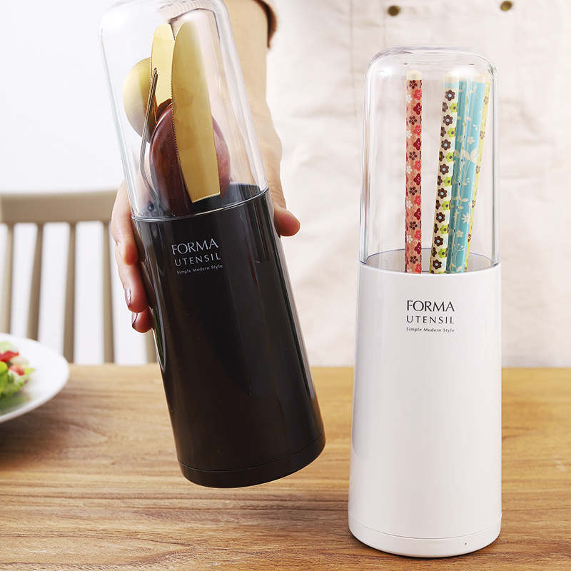 ASVEL圆筒形筷筒筷子收纳