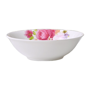 6英寸斗碗景德镇陶瓷斗笠碗2/6/10只6寸斗笠面碗反口碗筷子碗稀饭