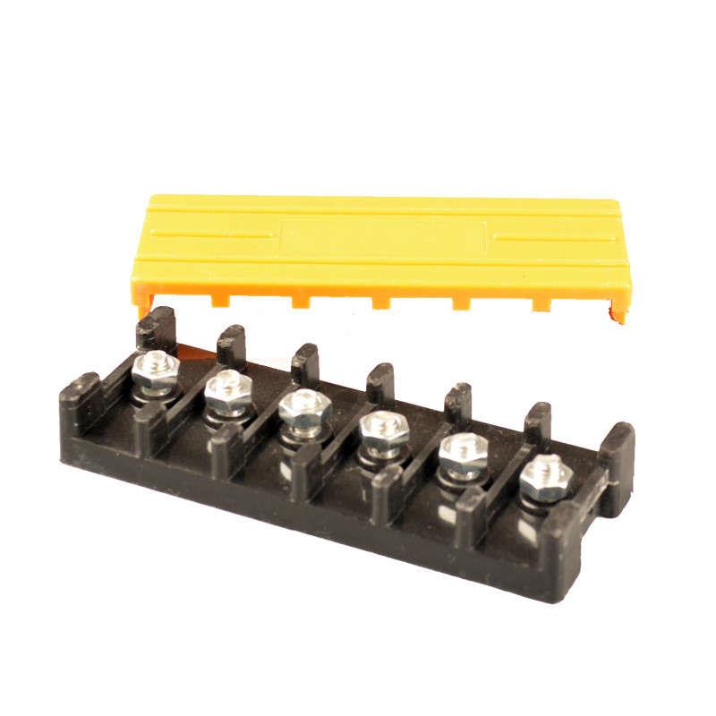 电动车控制器接线盒电瓶车防水35/6线接线柱摩托车接线板排线包邮