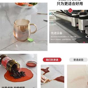 软玻璃PVC圆桌布台布防水防油防烫免洗圆形桌透明餐桌垫桌面家用