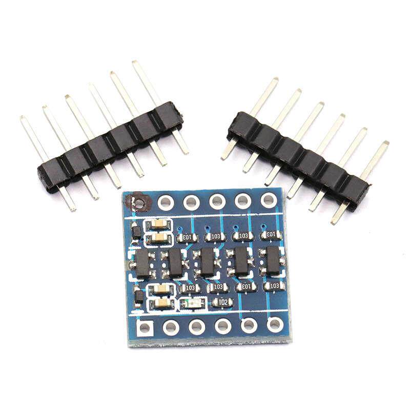 四路 3.3V-5V 5V-3.3V IIC UART SPI TTL双向电平转换模块