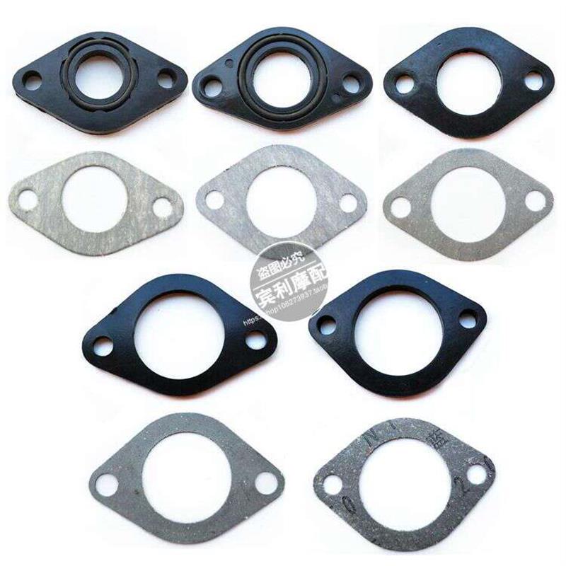 CG150/200/250踏板GY6助力弯梁70 90 110 125化油器隔热块/胶木垫