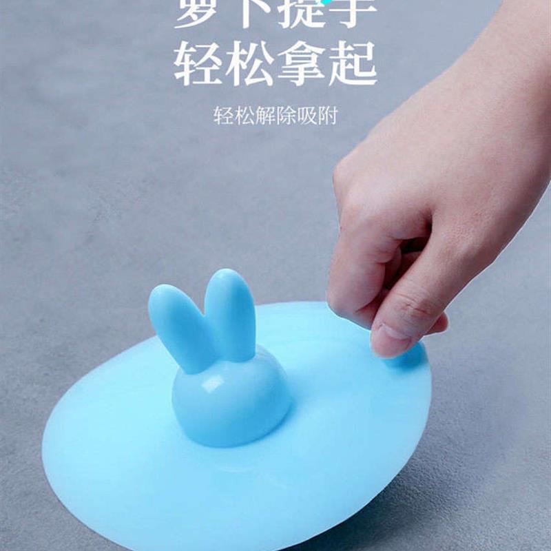 下水道防臭盖地漏防臭器防反味神器卫生间硅胶圆形厕所防虫排水口