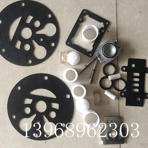 QBY3气动隔膜泵中间体配件 滑块活塞橡胶垫O型圈等维修服务包