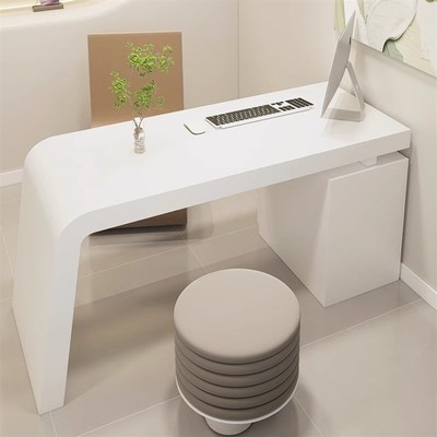 美容院办公洽谈桌医美咨询桌轻奢烤漆诊J桌简约现代公司前台接待