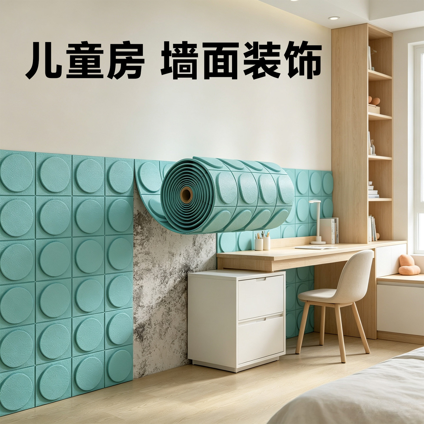 【积木墙贴】3d立体加厚防撞墙贴图片