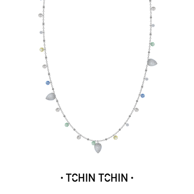 【马思纯同款】TCHINTCHIN 梦境花园系列 水晶挂珠锁骨链/长项链