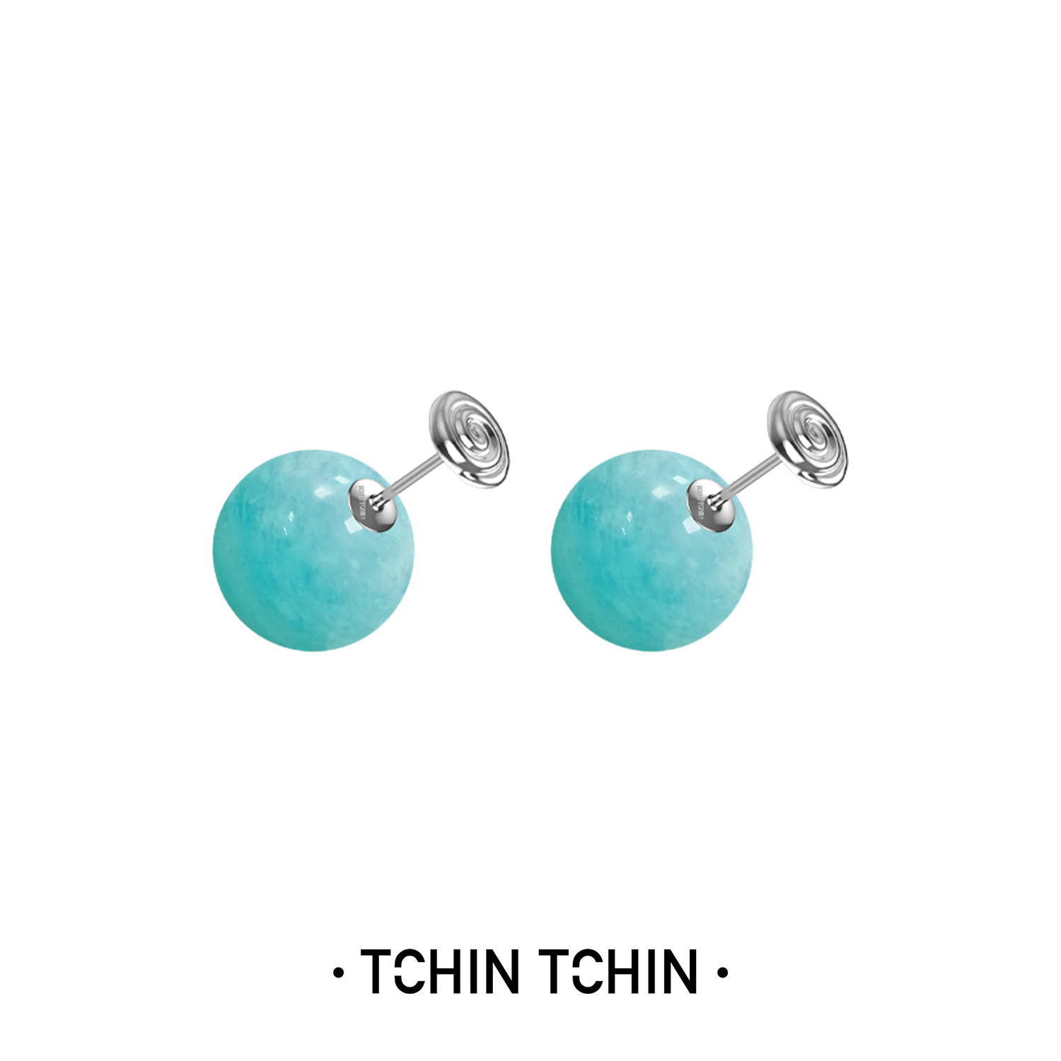 TCHINTCHIN 海洋系列 Mini小海螺天河石多用途耳钉