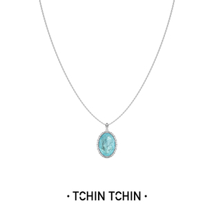 TCHINTCHIN 度假系列 波嬉风图腾大宝石项链 波西米亚风