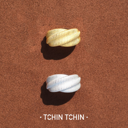 TCHINTCHIN 雕塑系列 开口戒指