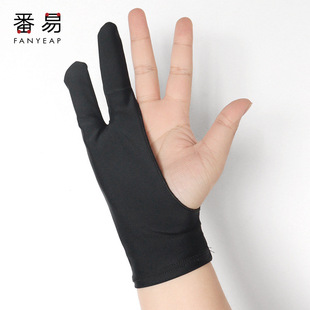 手套/绘画A1v501-画画用防误触二指美术生素描手绘数位板绘图