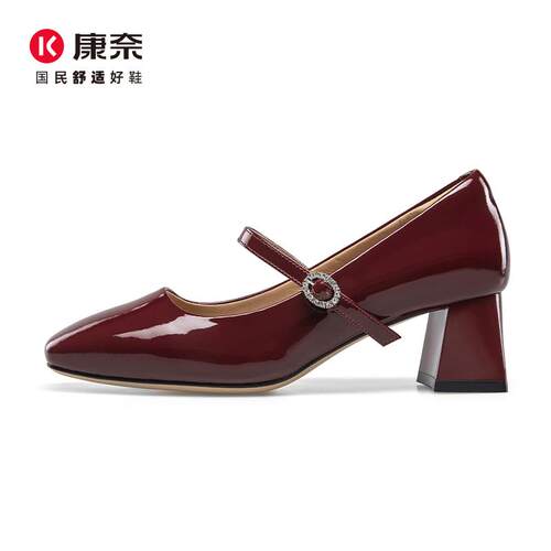 康奈走路不累玛丽珍时尚女鞋