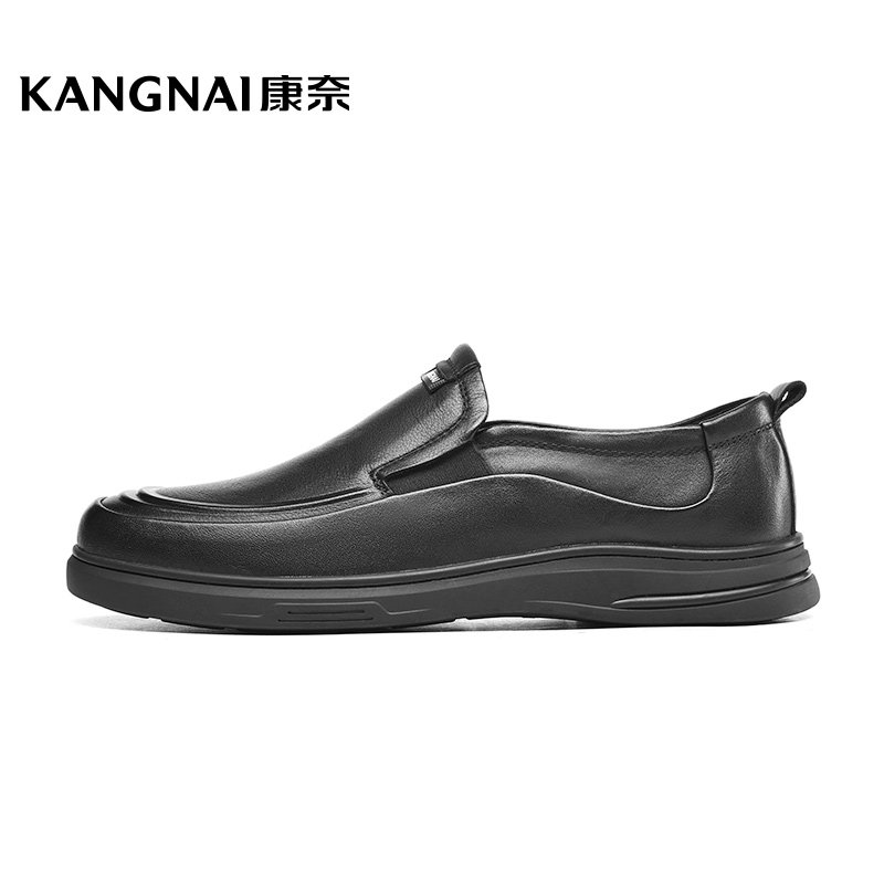 康奈男鞋专柜同款头层牛皮软底软面商务休闲舒适透气耐磨1123039