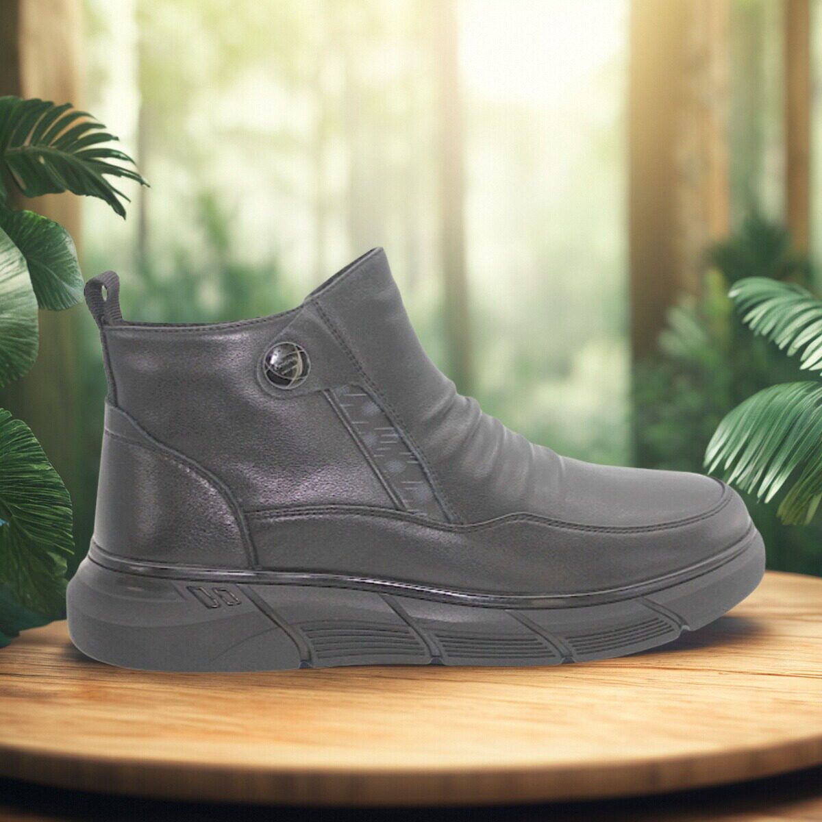 康奈男鞋冬季高帮真皮英伦商务休闲中帮百搭潮流男马丁靴11227512