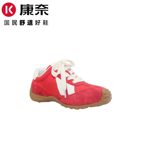 康奈女款德训鞋复古休闲百搭