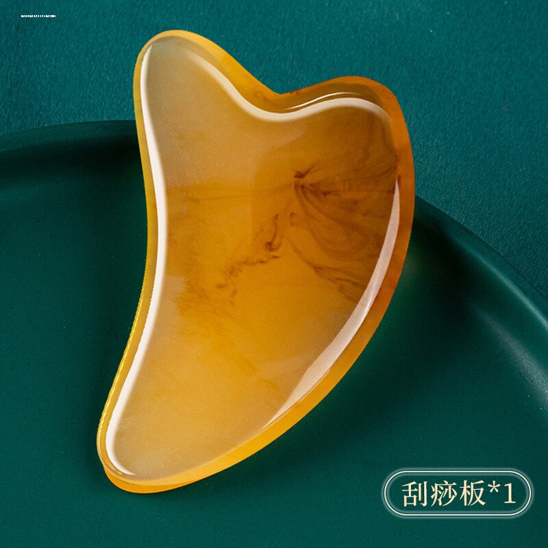牛角刮痧板面部专用眼部拨筋棒全身通用刮脸神器刮板脸部工具精油图片