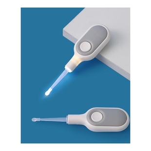 掏耳神器充电发光耳勺带灯软头宝宝耳屎儿童专用挖耳勺镊子可视