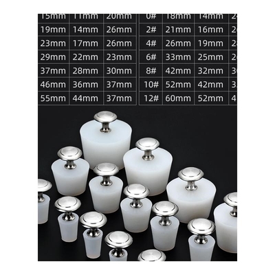 硅胶密封酒瓶塞不锈钢顶珠硅胶堵