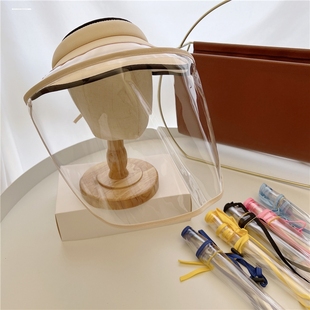 婴儿防护面罩防病毒防飞沫小月龄初生宝宝0岁外出隔离全脸防护帽