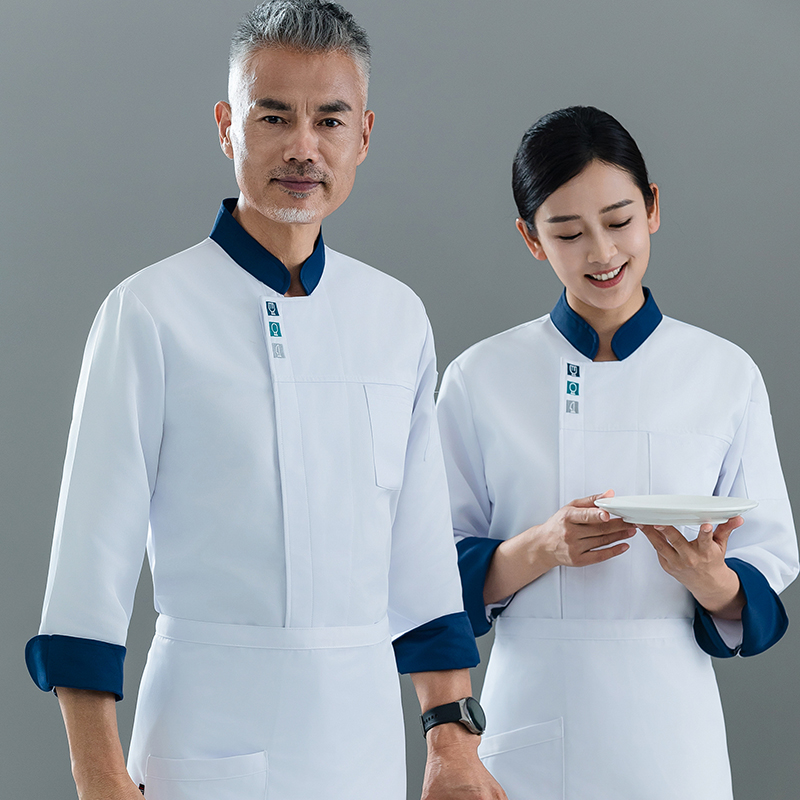 餐饮酒店后厨工衣服装布逸奇长袖