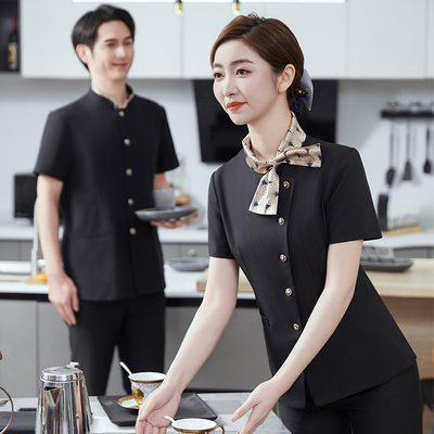 高档精品餐饮服务员工作服