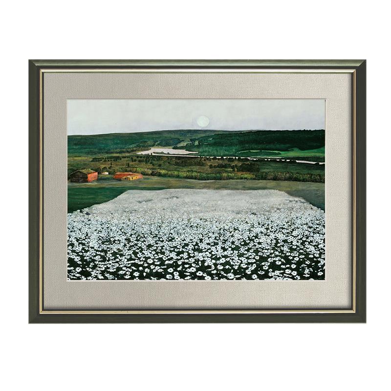 速发以梦为马复古小众装饰画法式卧室餐厅玄关壁画配电箱画遮挡挂图片