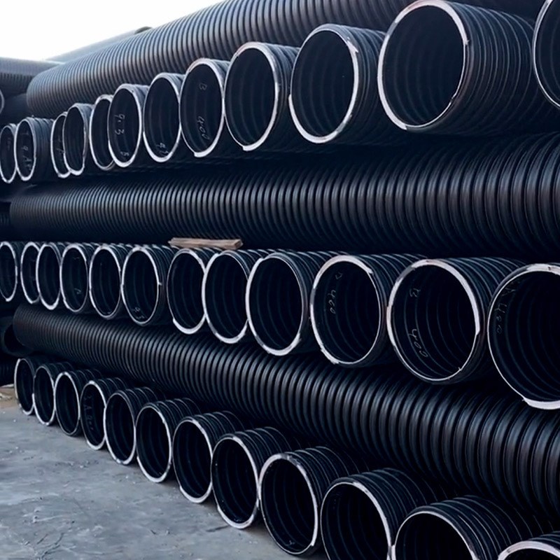 速发双高筋增强聚乙烯 (HDPE)缠绕管HDPE管 大口径市政下水道排水