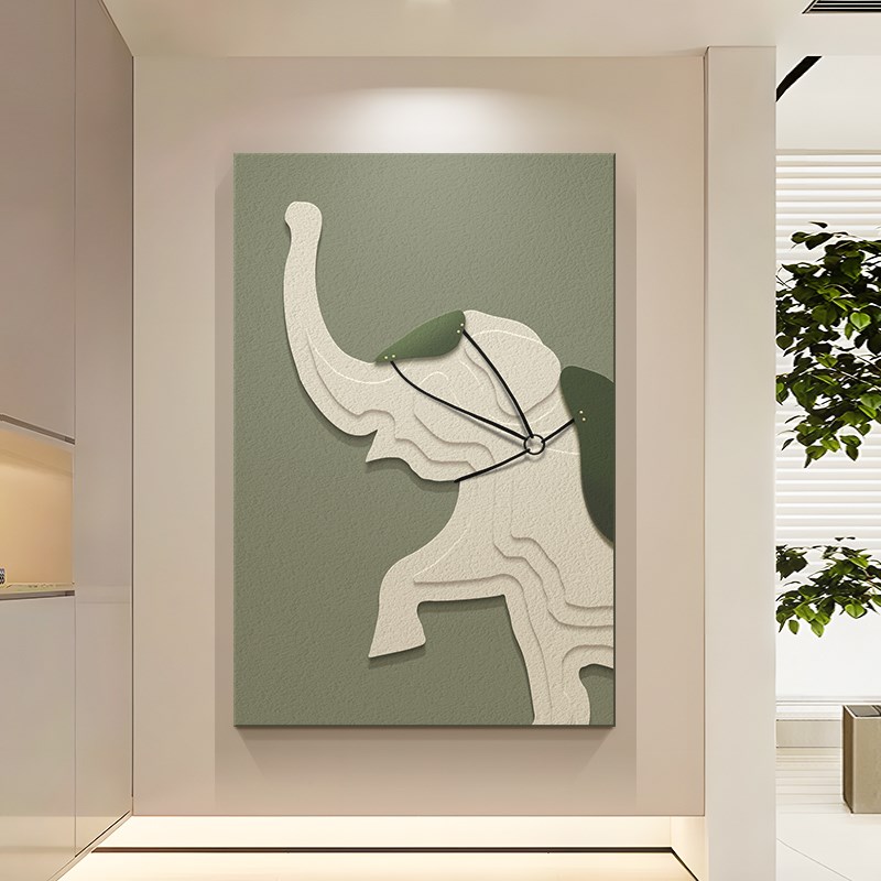 速发简约客厅装饰画骏马立体砂岩玄关壁画沙发背景墙肌理感挂画图片
