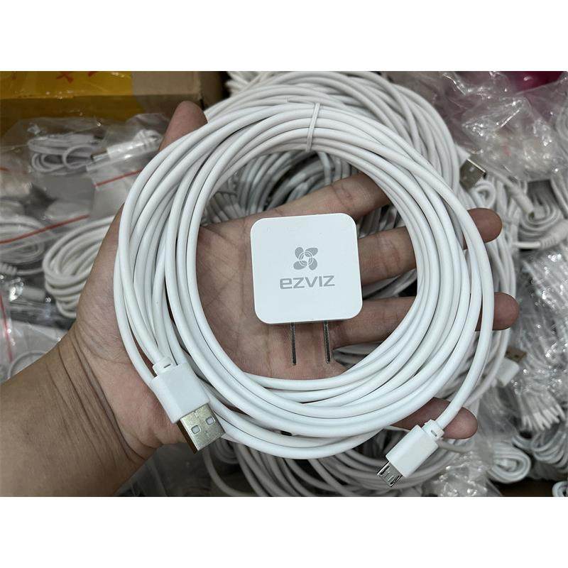 海康萤石云xp1 cp1 c6hc c6wi c2c电源配接器5米电源线 线5v1.5a