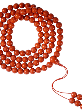 正品朱砂108颗佛珠手串道家念珠阴阳太极八卦手链男女饰品转运珠