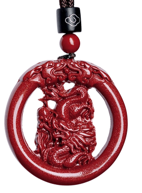 朱砂十二生肖守护神龙吊坠平安扣挂件女款本命年项链男款情侣礼物