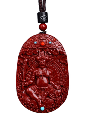 正品保真朱砂属鸡生肖本命佛不动尊菩萨本命年吊坠女款项链男挂件
