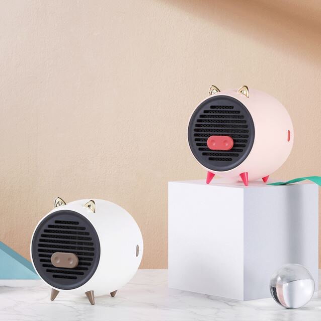 家电迷你取暖器暖风机客厅速热省电无风叶冬热风机神器卡通小功率