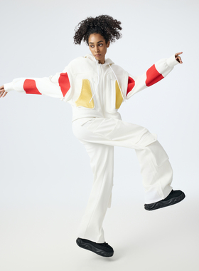 D.MARTINAN QUEEN奥感N系列2025秋季连帽针织外套女 运动休闲上衣