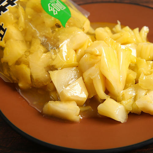 温州特产开胃下饭菜凉拌泡菜酸辣花菜梗下酒菜酸菜新鲜腌制菜花梗