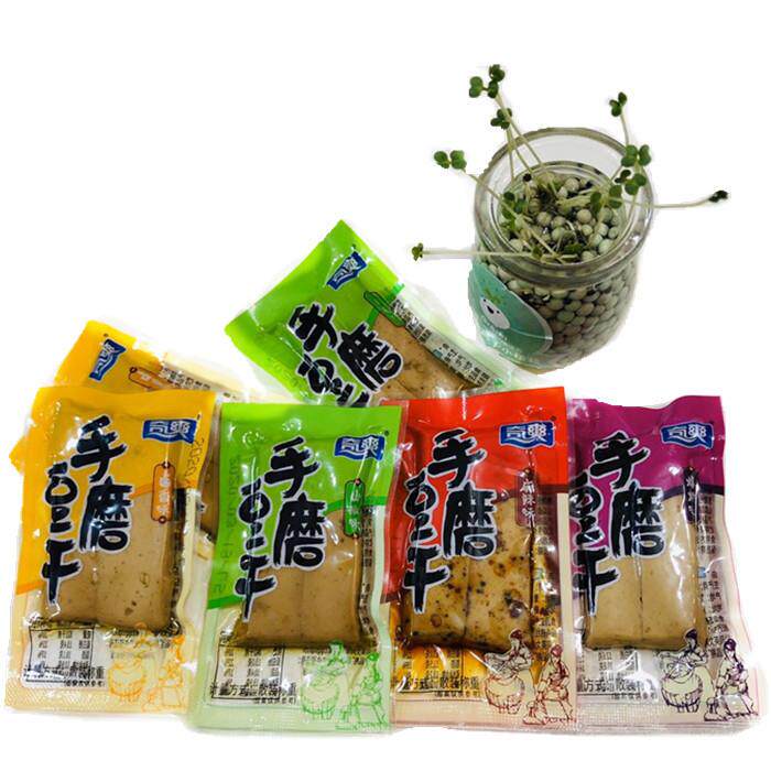 直供重庆特产奇爽手磨豆干散装1000g小包装麻辣条豆腐干五香小吃