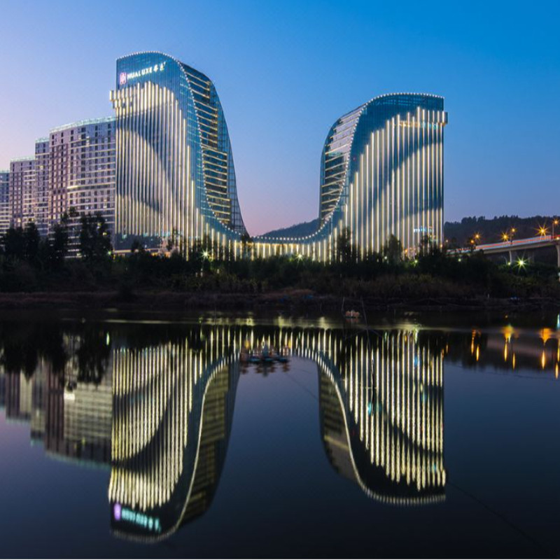 厦门海沧融信华邑酒店2晚连住含早+鹭江夜游船票+屿见闽南门票