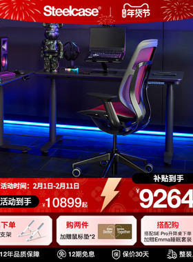 Steelcase世楷 Karman人体工学椅舒适久坐电脑椅电竞椅办公老板椅