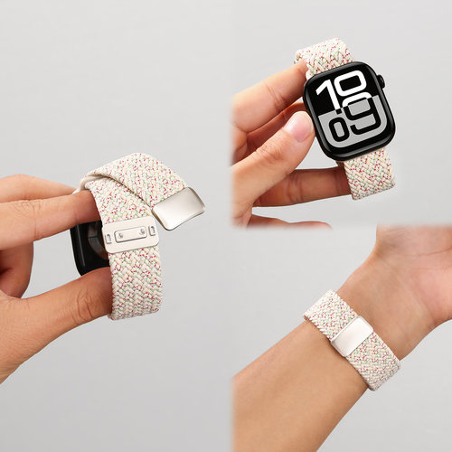 编织单圈表带适用于applewatch12