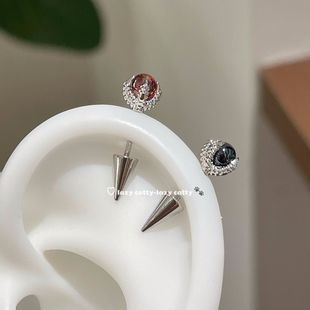 龙爪尖锥恶魔钉甜酷个性耳轮钉耳骨钉Helix耳钉女