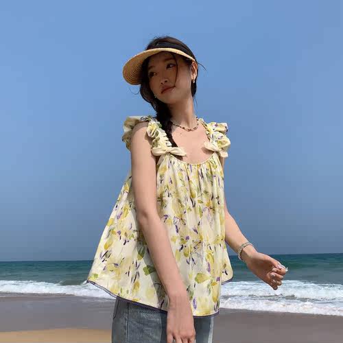 趋梦DTETOLIE出游度假小飞袖方