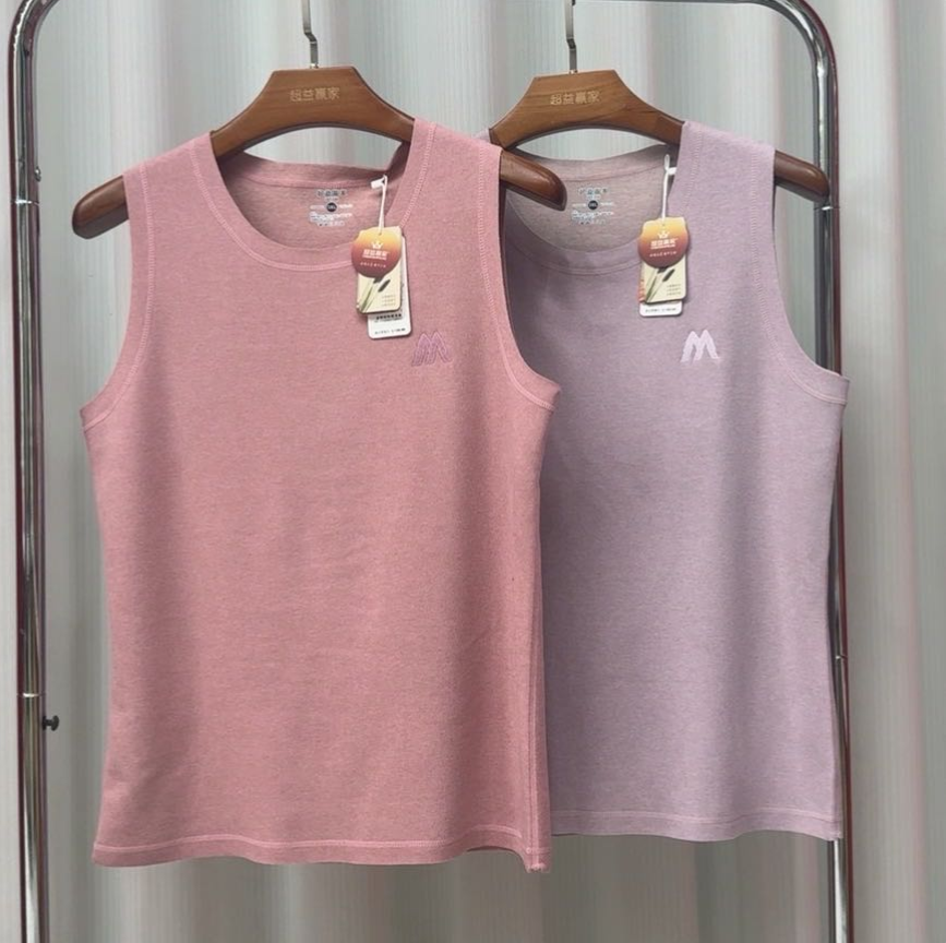 2025新冬款  350g男女款保暖香蒲绒山羊绒发热背心