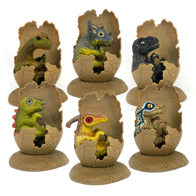 儿童仿真恐龙模型玩具暴王龙迅猛龙蜿龙恐龙蛋实心模型玩具手办