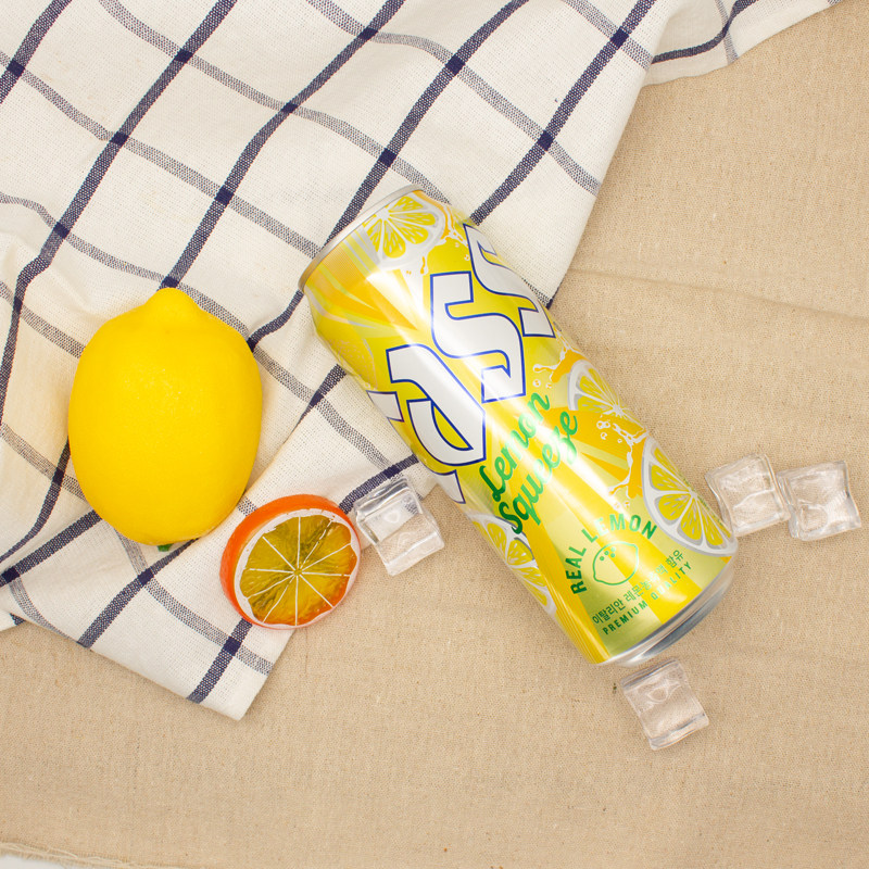 凯狮柠檬啤酒500ml*24罐14.9&deg;P原麦汁浓度酒韩国进口柠檬啤酒