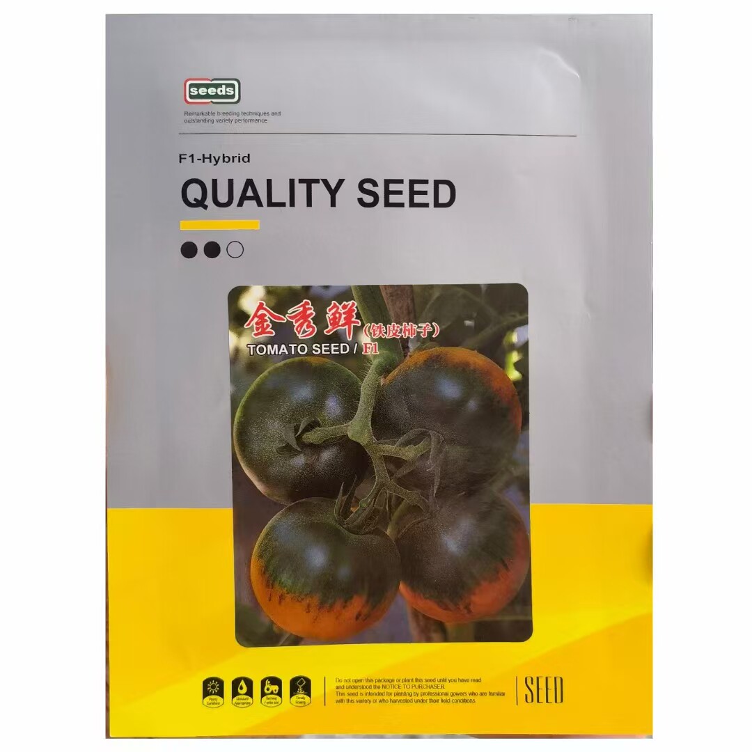 铁皮柿子中晚熟高产脆皮苹果柿子种籽铁皮柿子种子