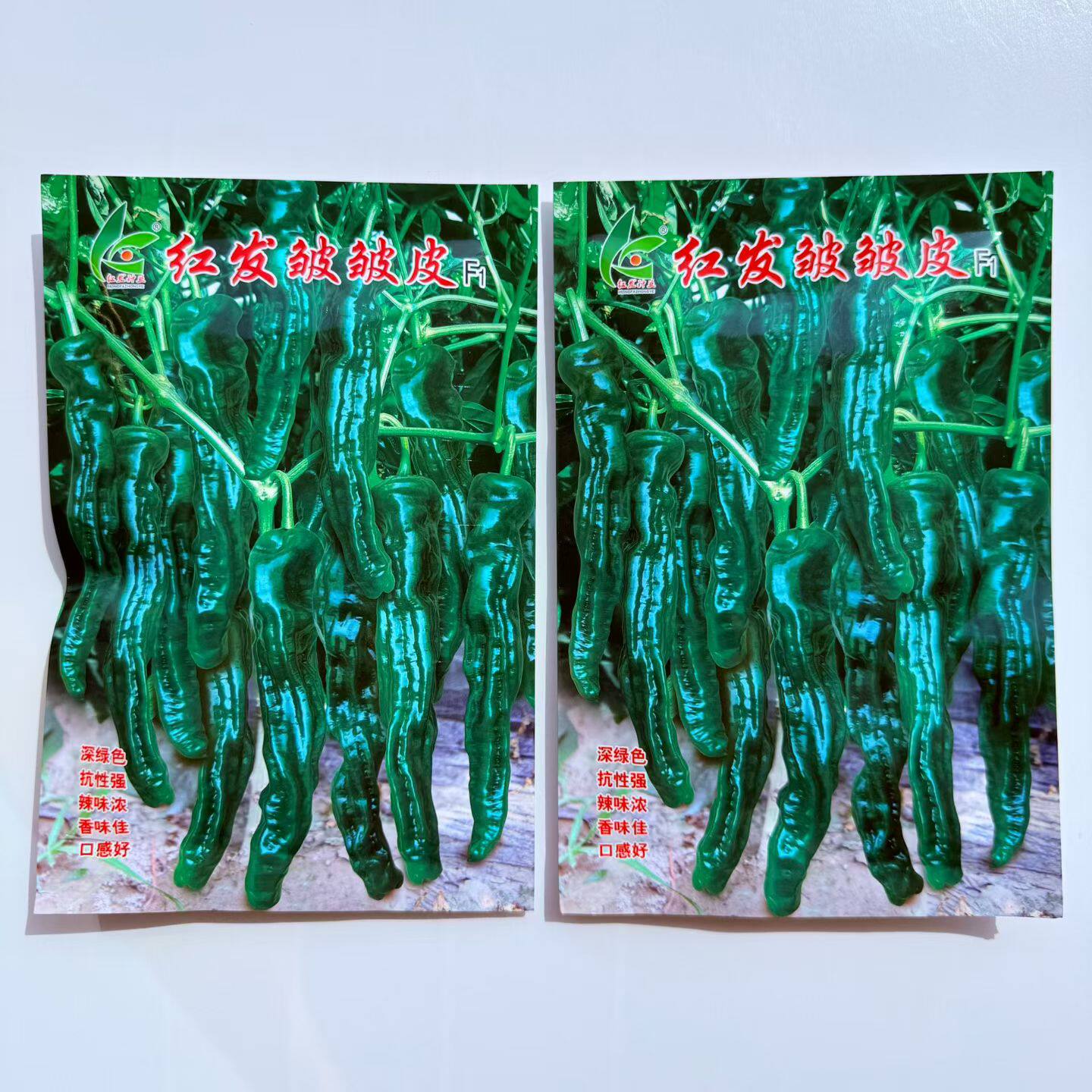 皱皮辣椒种子黑皮辣椒种籽抗病杂交春秋冬季大田基地用蔬菜种孑