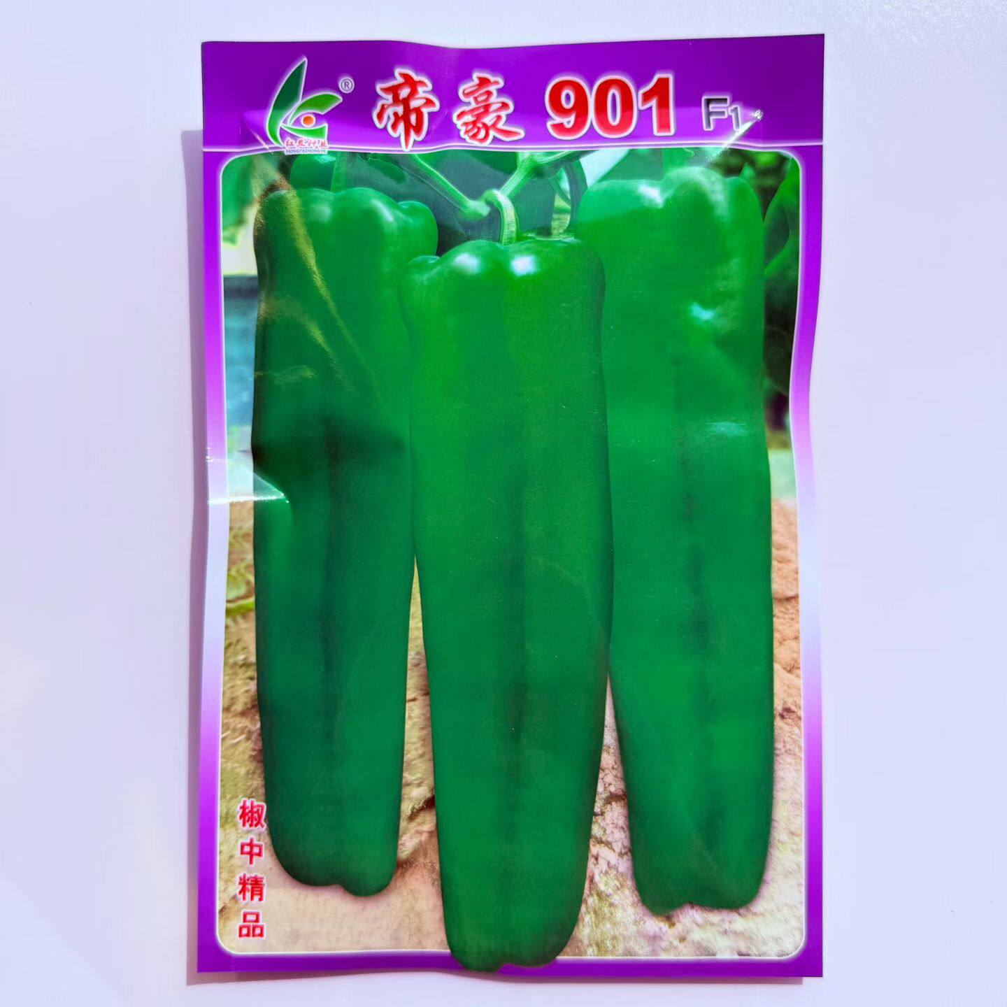 辣椒种子牛角椒四季早中熟深绿色微辣大果牛角椒种子