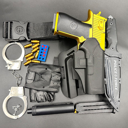 发射枪快拔枪套男孩cs手抢玩具