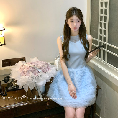 FanyFloss宫廷风无袖拼接