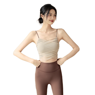 Ackdcs高颜值瑜伽吊带背心女专业跑步训练健身文胸普拉提运动内衣